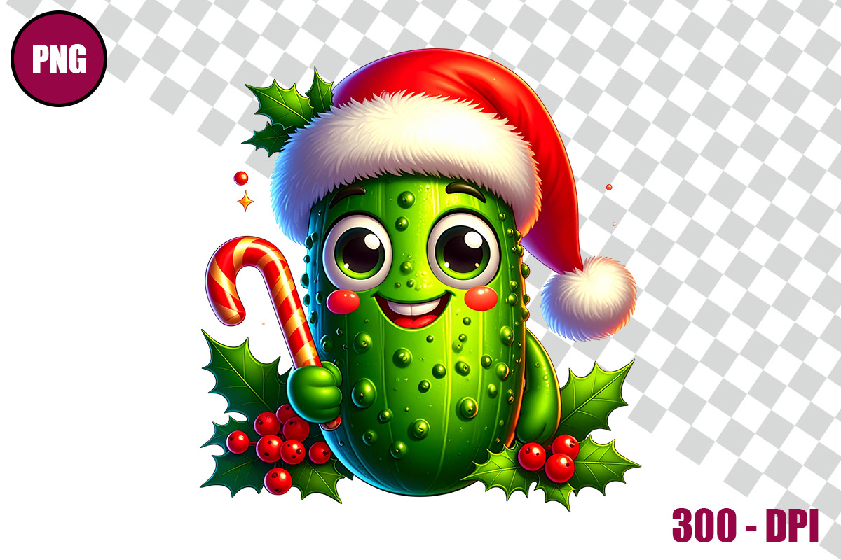 Christmas Pickles Clipart Bundle, a Decorative Illustration by taramija (Photo 7 of 26)