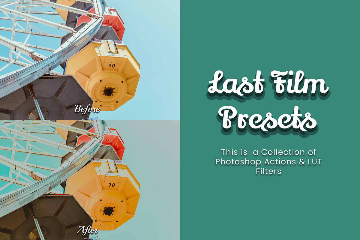 30 Last Film Photoshop Collection, an Action Add-On by 3Motional (Photo 5 of 11)
