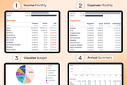 Budget Planner for Google Sheets, a Templates & Theme by vitalinagerman (Thumbnail 6 of 11)