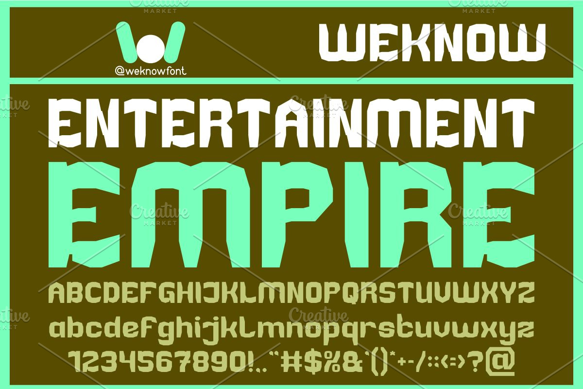 Zero to Hero font, a Font by weknow (Photo 3 of 8)