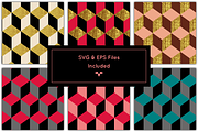 Art Deco Patterns, Vol 2, a Pattern Graphic by HMJS Designs (Thumbnail 8 of 8)