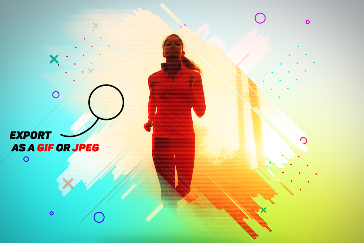 Glitch effect with GIF animation 2 preview 5