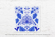 Blue Garden floral collection, an Object Graphic by DariSmartArt (Thumbnail 7 of 11)