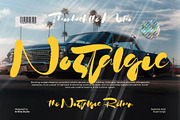 Bostania - Bold Brush Font, a Handwritten Font by Inviline.co (Thumbnail 4 of 10)