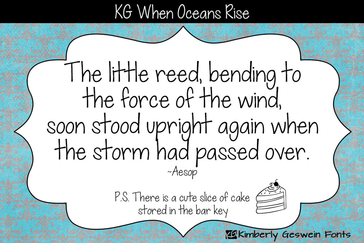 KG When Oceans Rise