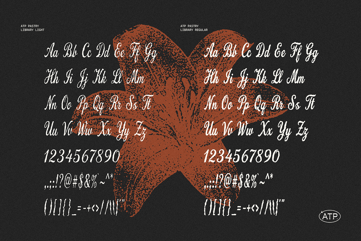 Pastry Library - Vintage Script Font, a Script Font by Typeparties (Photo 7 of 9)