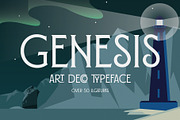 Genesis - Art Deco Typeface, a Serif Font by HipFonts (Thumbnail 1 of 7)
