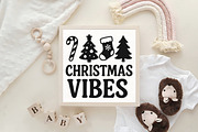 Christmas Vibes Merry Christmas Png, an Illustration by CraftArtStudio (Thumbnail 4 of 4)