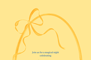 Whimsical Butter Yellow Bows clipart, a Decorative Illustration by Oleksandra Illustrates (Thumbnail 13 of 13)