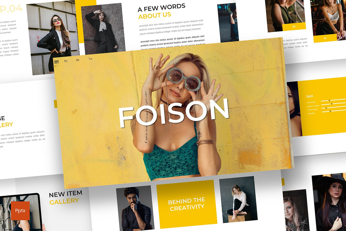 Foison - Powerpoint Template, a Presentation Template by inspirasign (Photo 1 of 4)