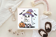 Cute Ghost Spooky Season PNG, an Illustration by CraftArtStudio (Thumbnail 4 of 4)