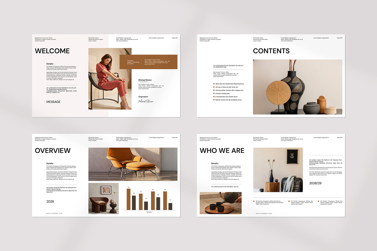 Brand Portfolio Presentation Templat, a Presentation Template by PrintIdea (Photo 2 of 6)