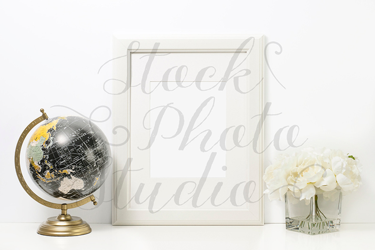 White Frame Styled Stock Photo #F108, a Product Mockup by Stock Photo Studio (Photo 1 of 2)