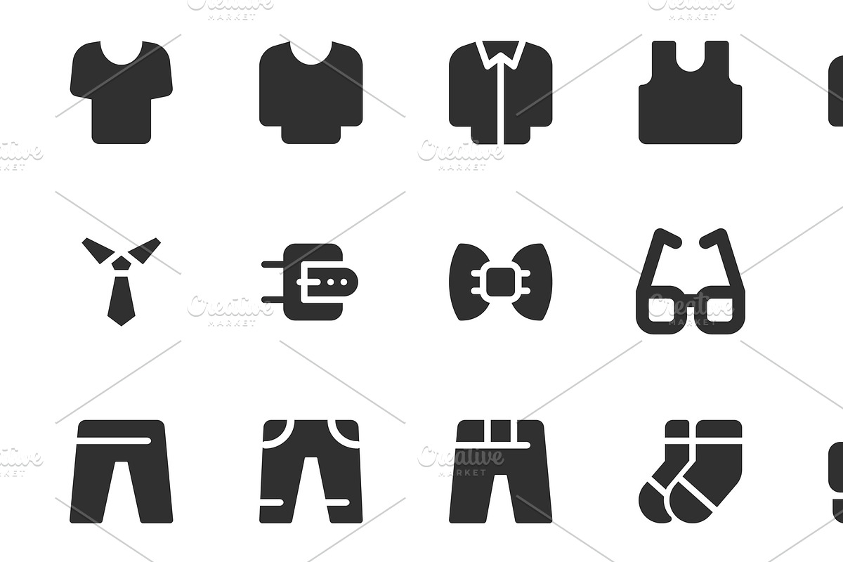 300 Glyph Essential Icons, a Solid Icon by alexdndz (Photo 2 of 21)
