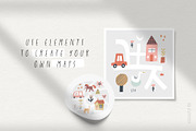 Boho map creator - 270+ elements, a Decorative Illustration by Olia (Thumbnail 2 of 16)