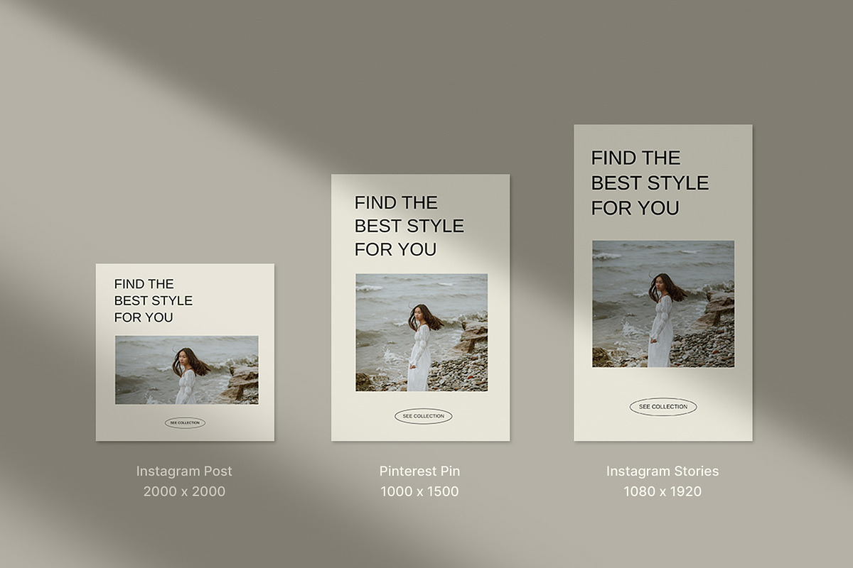 Anika - Fashion Social Media Pack, a Social Media Template by Neetlabs Studio (Photo 2 of 5)