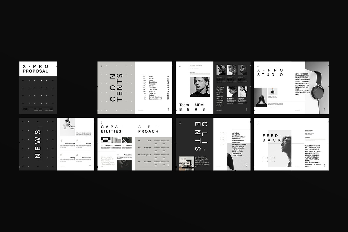 Minimalism Proposal Design Template, a Brochure Template by ArtisanaAura (Photo 14 of 15)
