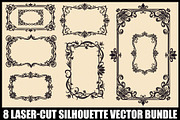 Baroque Ornament Laser Pack, an Illustration by Creativeshirt (Thumbnail 1 of 9)