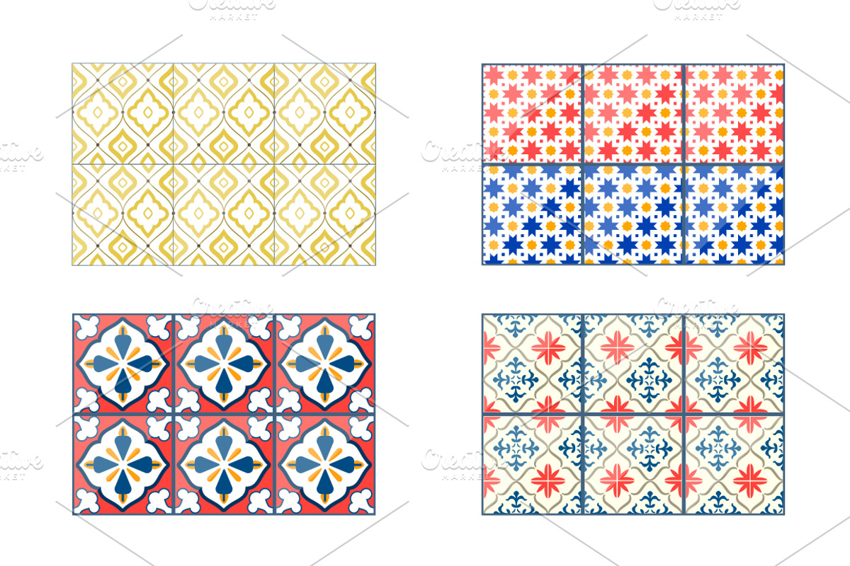 Azulejo Pattern VECTOR. Moroccan, a Pattern Graphic by Natalka Dmitrova art (Photo 25 of 29)
