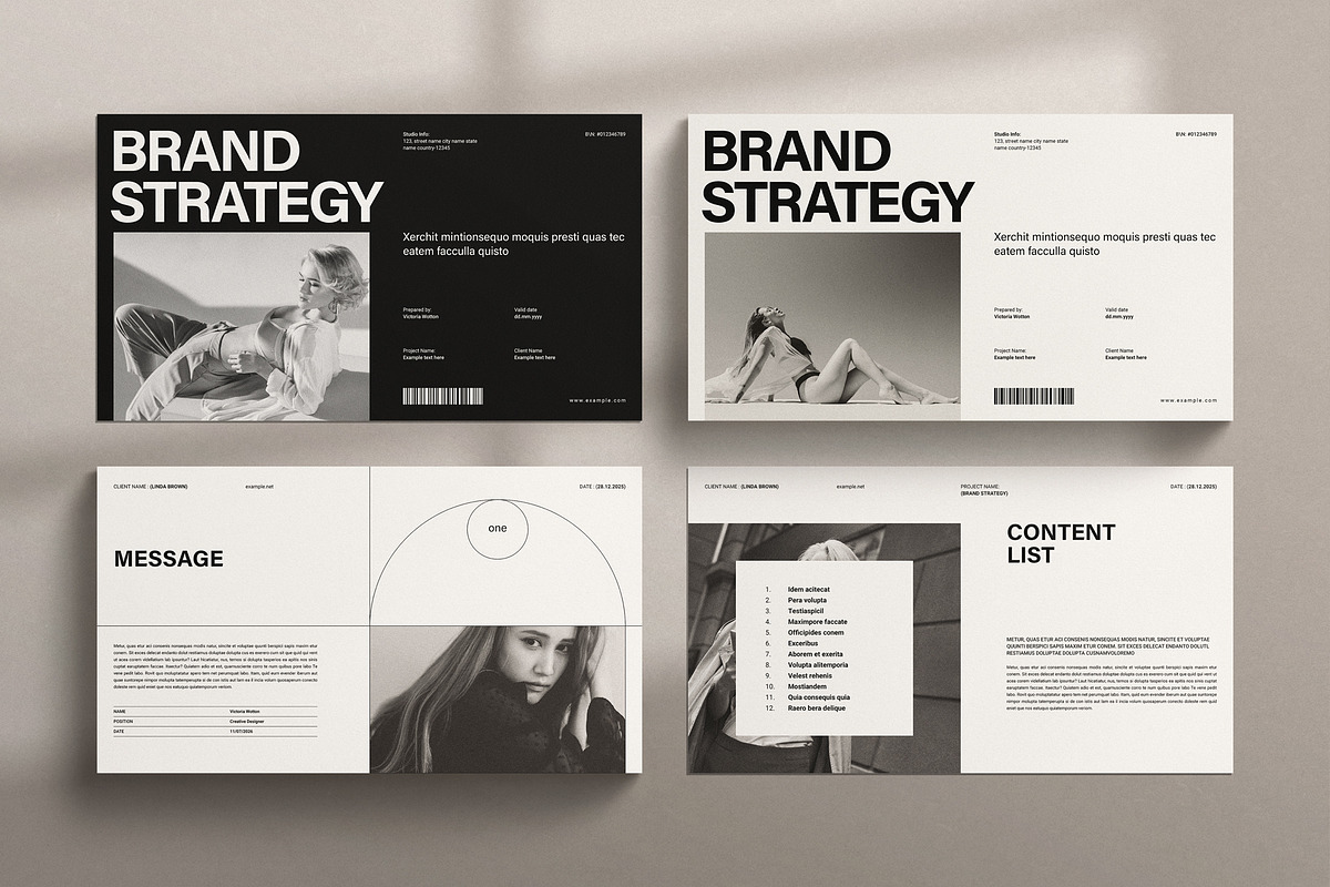 Brand Strategy Guide Presentation, a Presentation Template by TemplatesForest (Photo 2 of 9)
