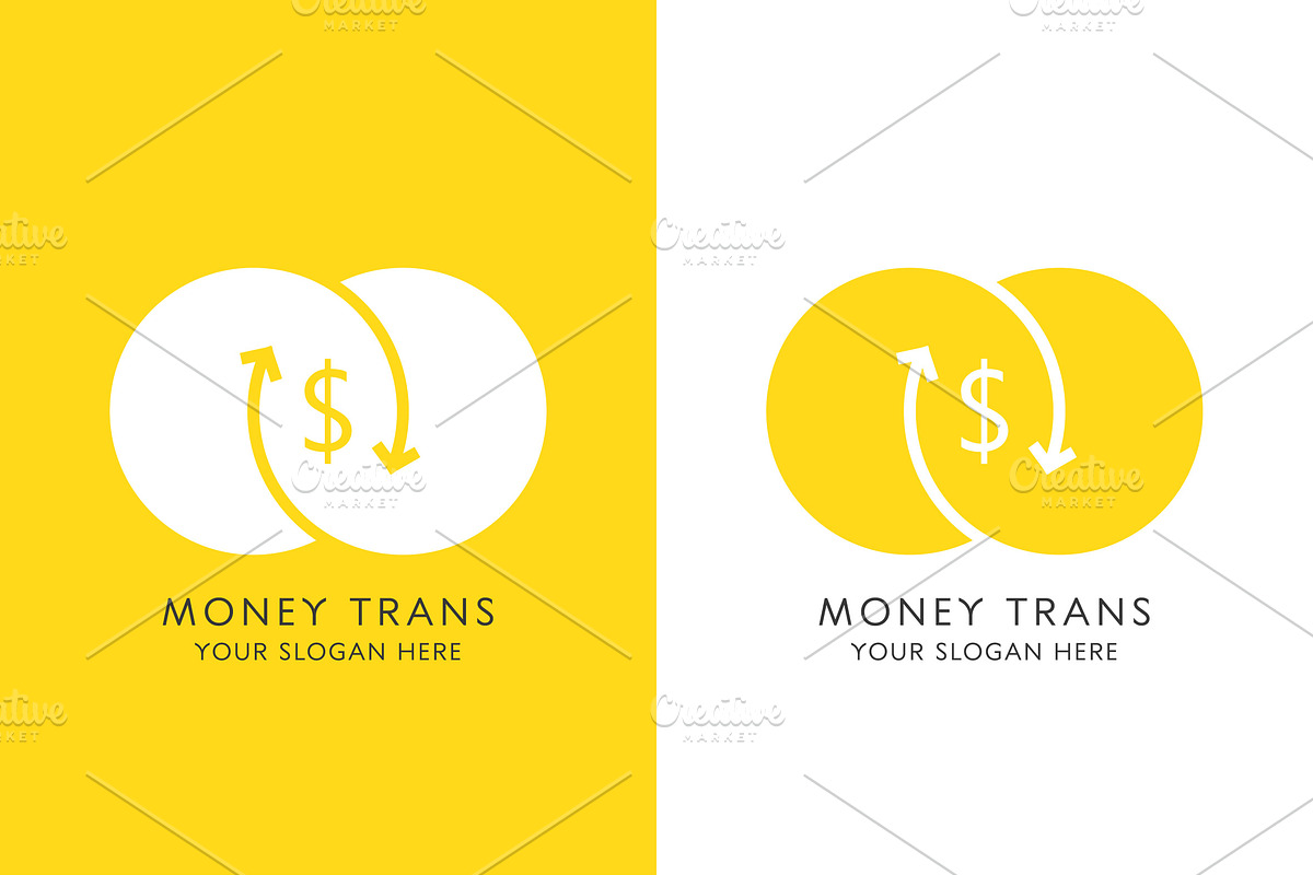 Coin Transfer Logo Design Icon, a Branding & Logo Template by Morvana Crew