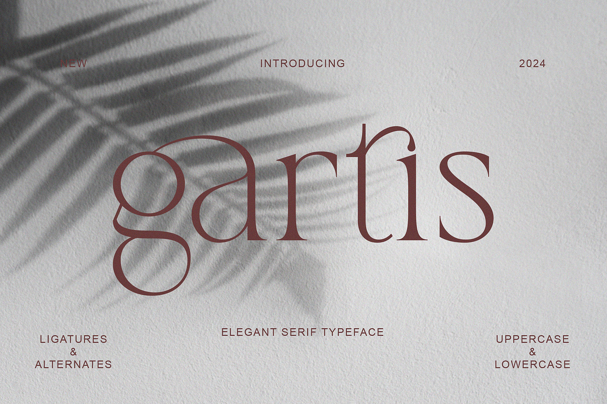 gartis, a Serif Font by Muflieart (Photo 1 of 10)