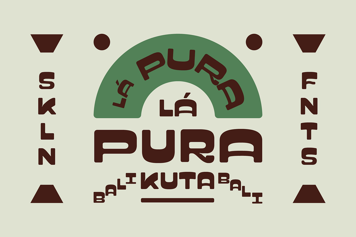 SFC La Pura, a Slab Serif Font by Skilline Supply Co. (Photo 1 of 8)