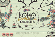 Boho Vector Collection, an Object Graphic by Free-PSD-Templates (Thumbnail 4 of 4)