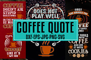 Coffee Quotes SVG Vol 6, a Decorative Illustration by Tosca Digital (Thumbnail 1 of 4)