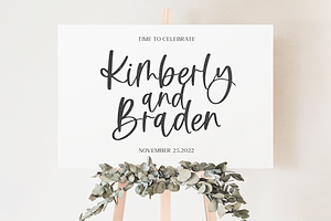 Meadowland Modern Script Font