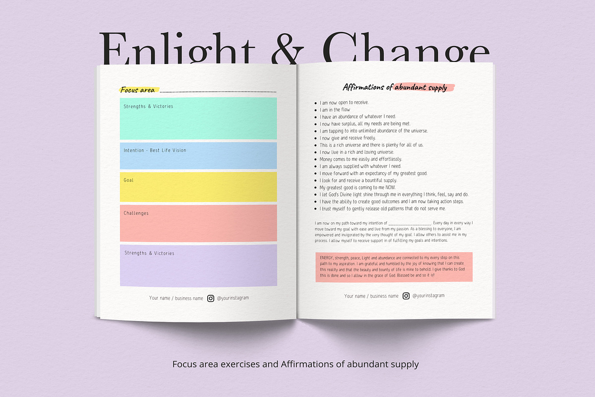 Coach Workbook Template for Canva, a Magazine Template by Sakura Digitals (Photo 8 of 8)