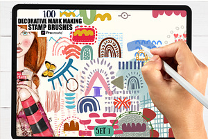 Procreate Mark Making Brushes Set 1