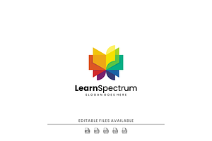 Modern Gradient Abstract Book Logo, a Branding & Logo Template by Artnivora.Std
