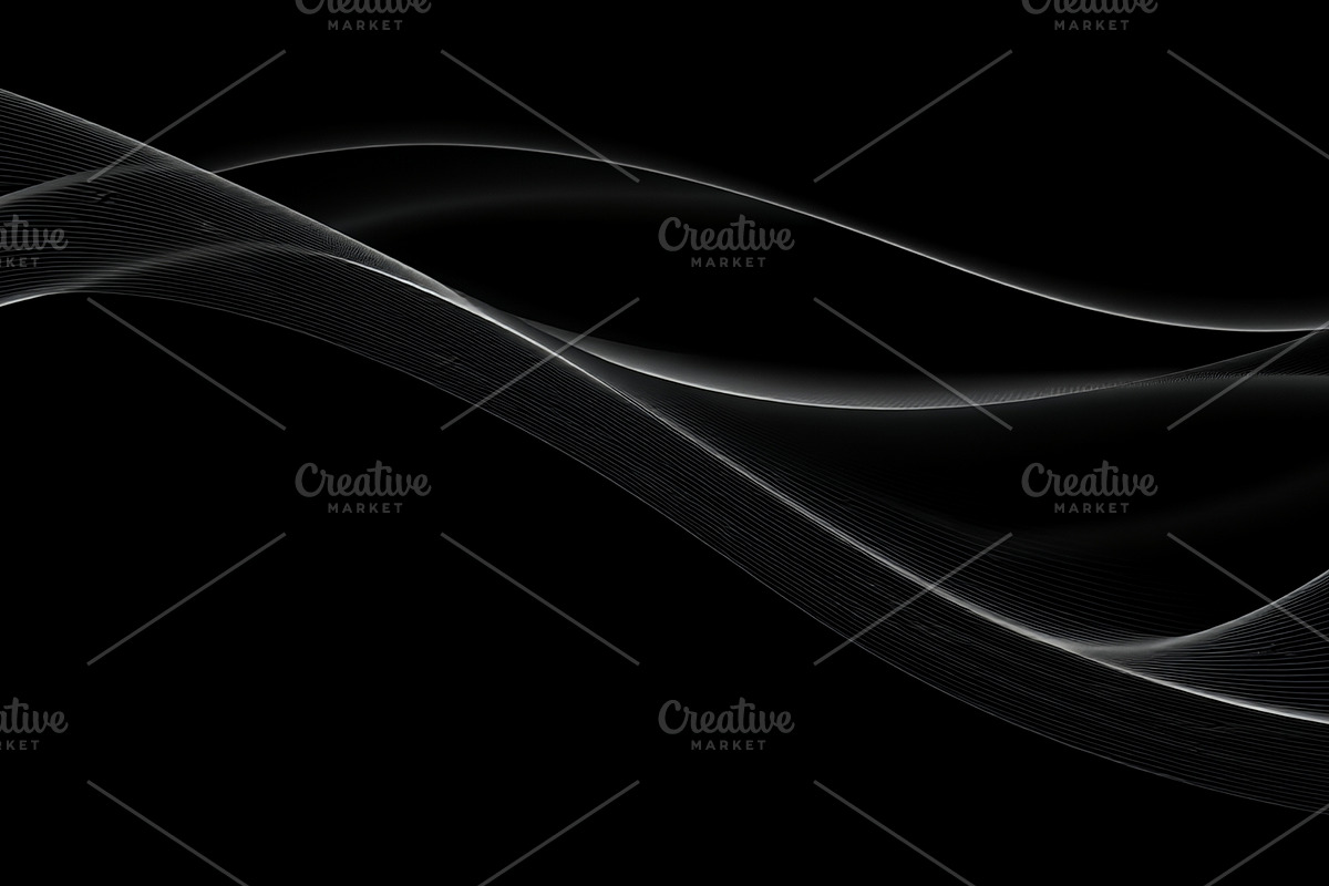 Abstract black wave background, a Background Graphic by Anamul Haque Anik (Photo 3 of 7)