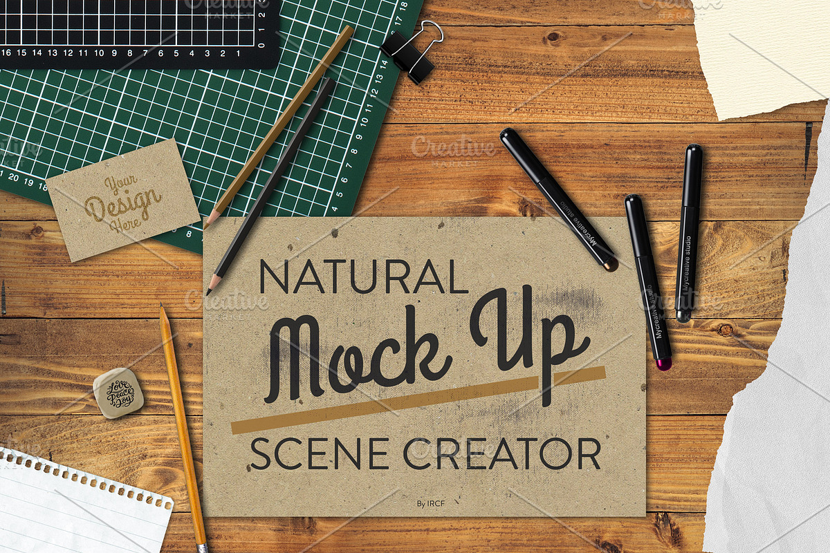 Natural (Mock Up) Scene Creator, a Product Mockup by IRCF (Photo 1 of 9)