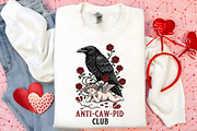 Anti Valentine Crow Raven PNG, an Illustration by Canvas Craft (Thumbnail 3 of 7)