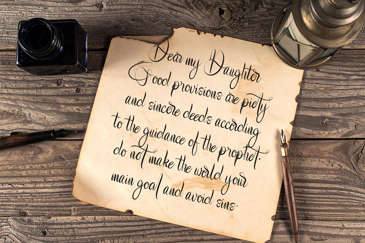 Buterflow - Historical Script Font, a Handwritten Font by Variatype (Photo 6 of 9)