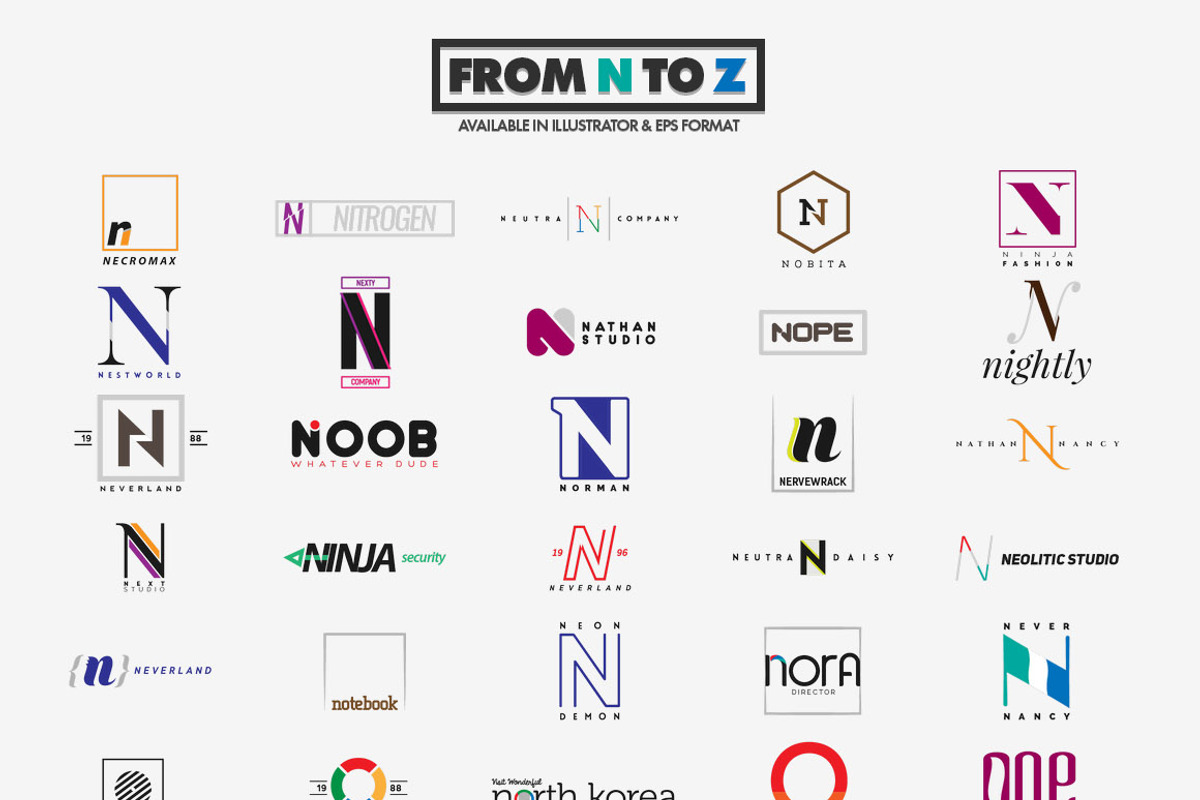 Logotype & Geometric Logo Marks, a Branding & Logo Template by Warna Works (Photo 13 of 13)
