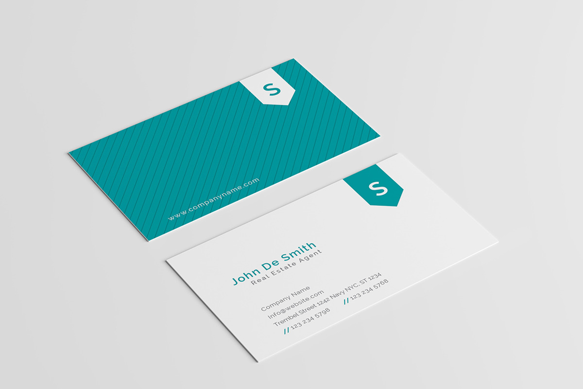 Minimal Pattern Business Card V2, a Business Card Template by Shahjhan (Photo 2 of 4)