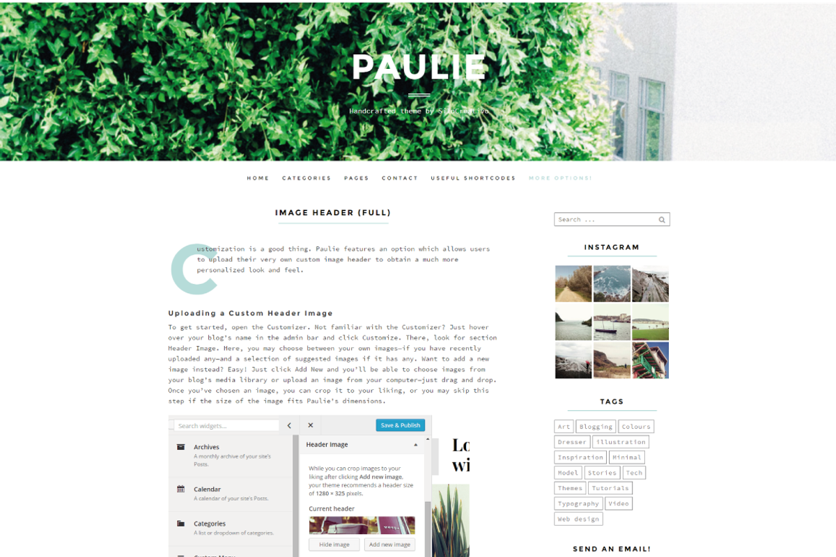 Paulie- Personal WordPress Theme, a WordPress Template by SiloCreativo (Photo 5 of 5)
