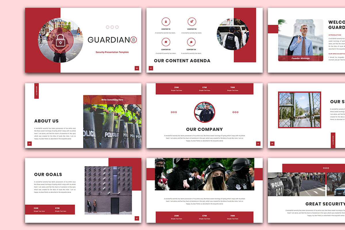 Guardian - Security PowerPoint, a Presentation Template by Raseuki (Photo 3 of 6)