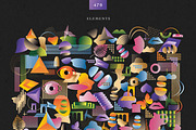 COLLAGE CREATOR «THE BEAUTY», an Object Graphic by WildStrawberry Magic (Thumbnail 9 of 30)