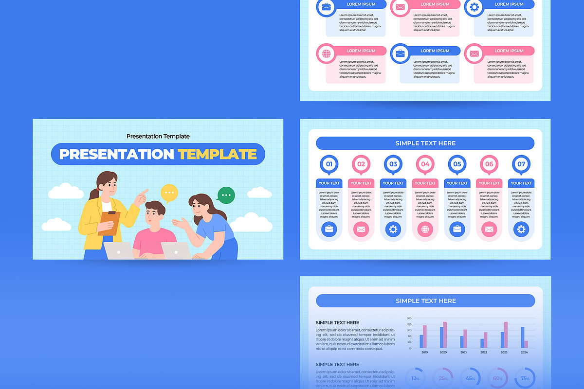 Business Plan PowerPoint Template, a Presentation Template by CreativeUP (Photo 3 of 6)