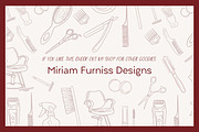 Salon & Barbershop Illustrations, a Work Illustration by Miriam Furniss Designs (Thumbnail 13 of 13)