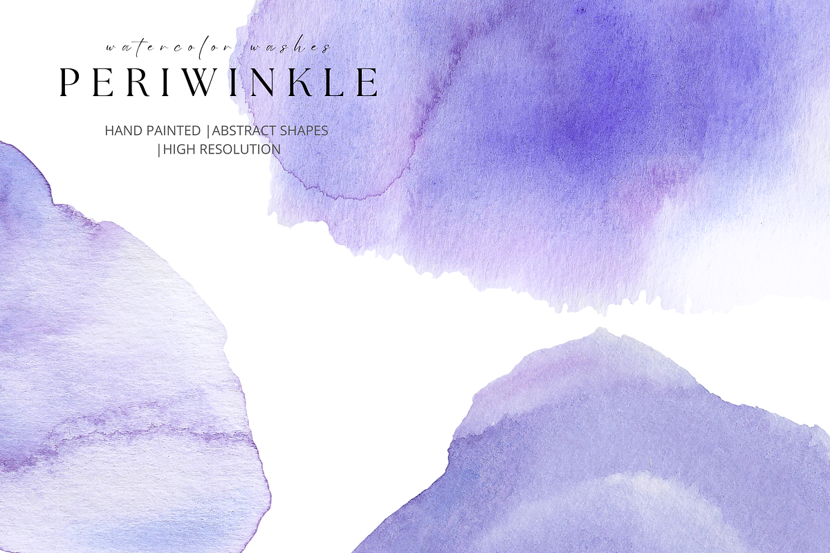 Periwinkle Violet Watercolor Washes, a Texture Graphic by Kolorata Art (Photo 2 of 5)