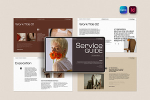 Service Guide Template CANVA