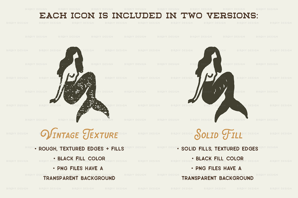 Tropical Icons, a Solid Icon by BirDIY Design (Photo 7 of 10)