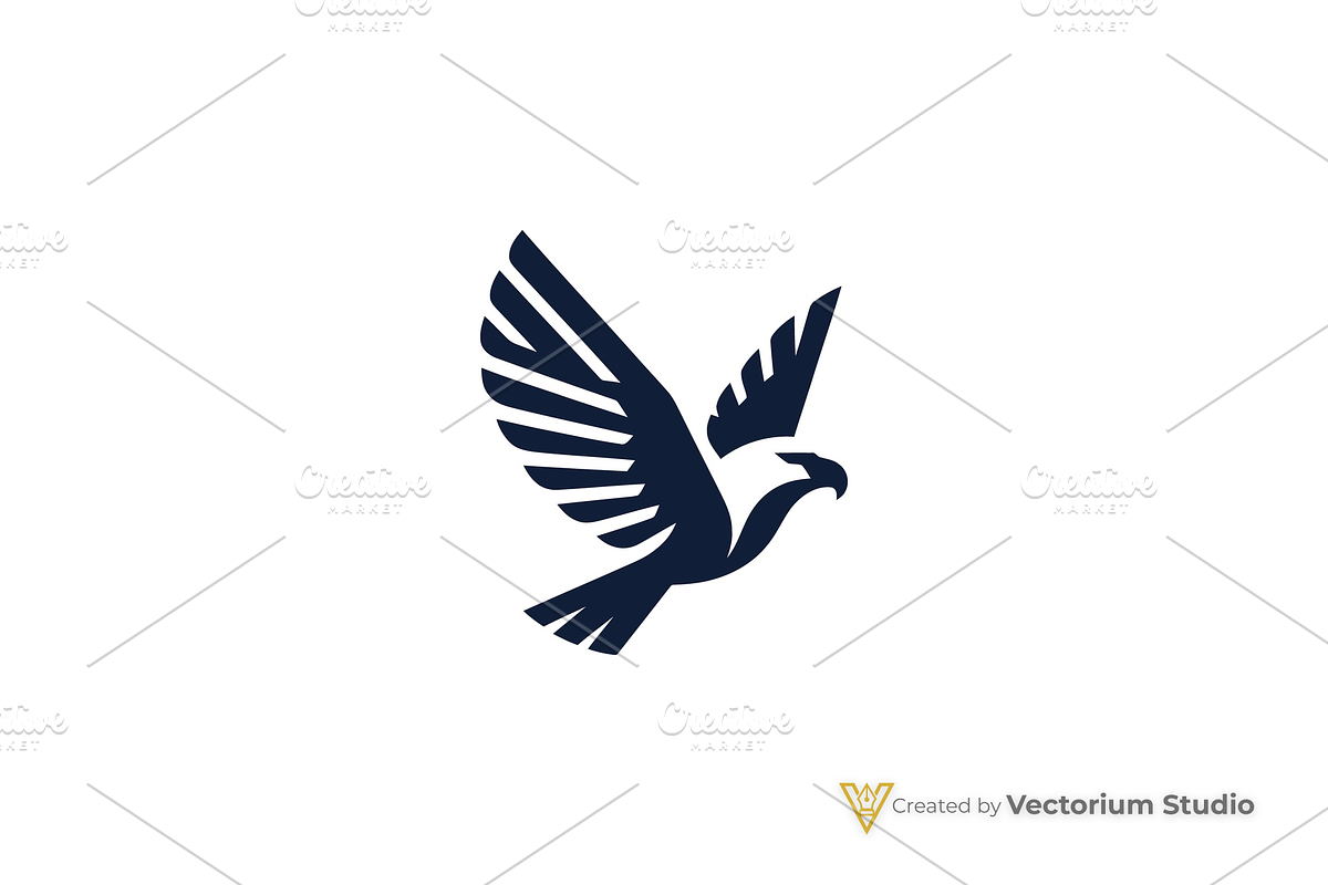 Minimalist Eagle Flying Logo, a Branding & Logo Template by Vectorium Studio (Photo 4 of 5)