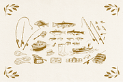 Camping Hand Drawn Illustrations, an Object Illustration by Antiquaria (Thumbnail 4 of 14)