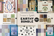 Earthy Textures & Symbols Bundle, a Background Graphic by Lana Elanor (Thumbnail 1 of 9)